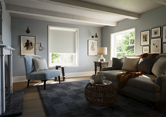 Emily Bond Jaipur, Sky - Roller Blind - Image 7